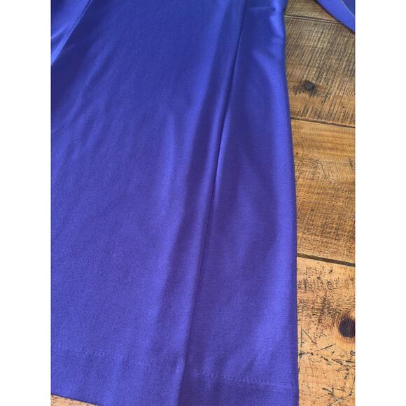 Womens Lilly Pulitzer Purple Embroidered Collar Jonah Knit 3/4‎ Sleeve Dress M - Picture 4 of 8